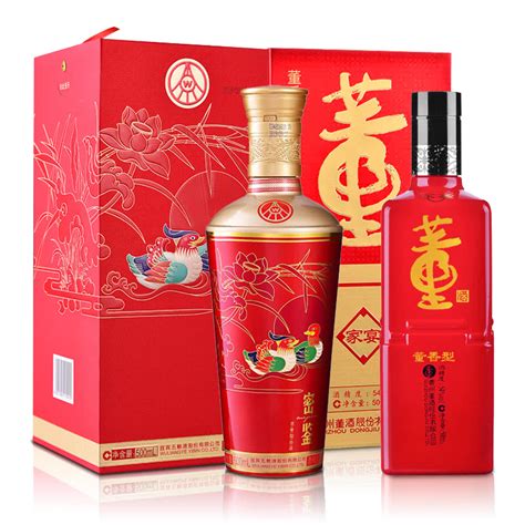 52°度红密鉴500ml 54°度董酒家宴500ml【价格 品牌 图片 评论】 酒仙网