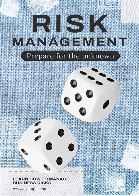 business risk poster template editable premium editable template