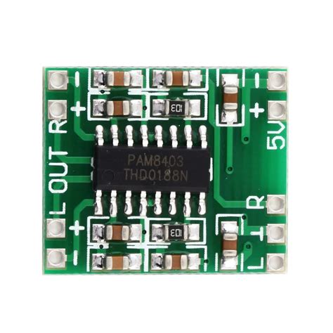 Green Pam8403 Super Mini Digital Amplifier Board 2 3w Class D Digital