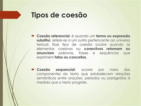 Elementos De Coesão E Coerência Textual