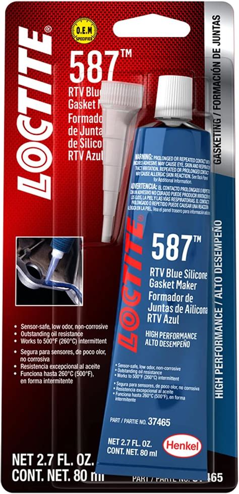 Amazon LOCTITE RTV 587 Blue High Performance Silicone Gasket Maker