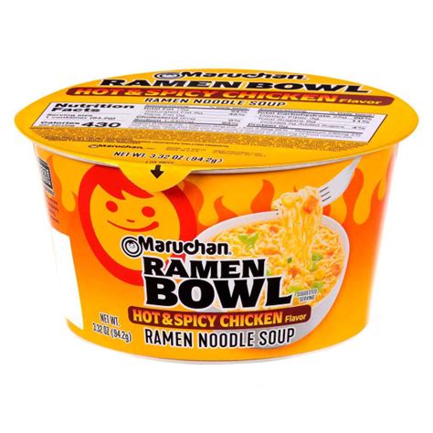 Лапша быстрого приготовления Maruchan Ramen Bowl Hot Spicy Chicken со