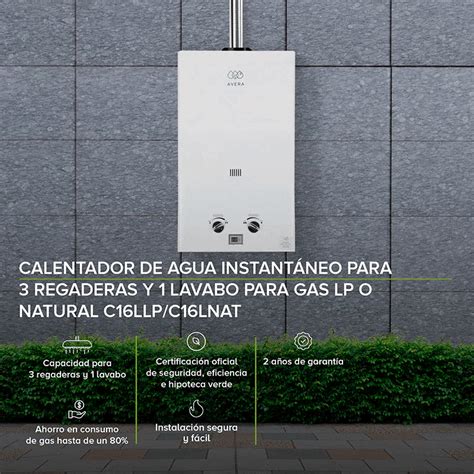 Calentador Instant Neo Servicios L Min Gas Natural Avera C Lnat