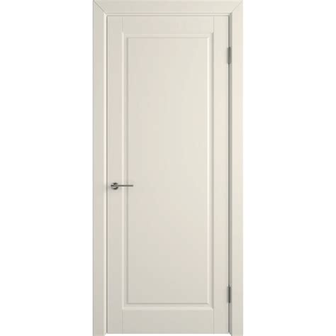 Дверное полотно VFD Glanta Ivory бежевое глухое эмаль 800х2000 мм ...