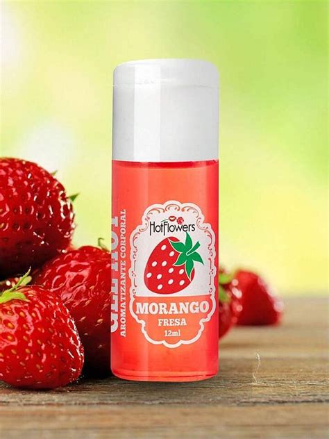 Gel Aromatizante Beijável Hot Sabor Morango Hot Flowers Nobili Intimates