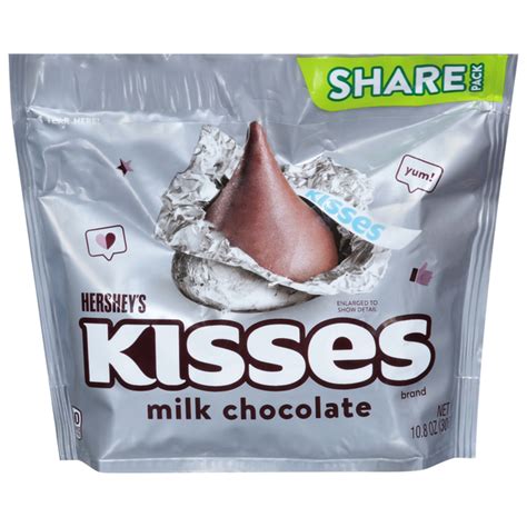 Save On Hersheys Kisses Milk Chocolate Candy Share Pack Order Online