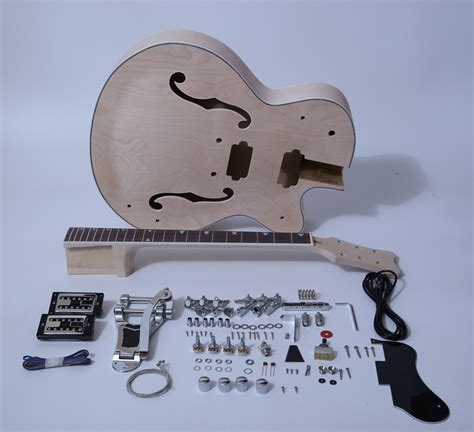 Diy Electric Guitar Kits-hollow Body Build Your Own Guitar Kit