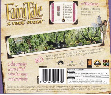 Fairytale A True Story Activity Center Cover Or Packaging Material Mobygames