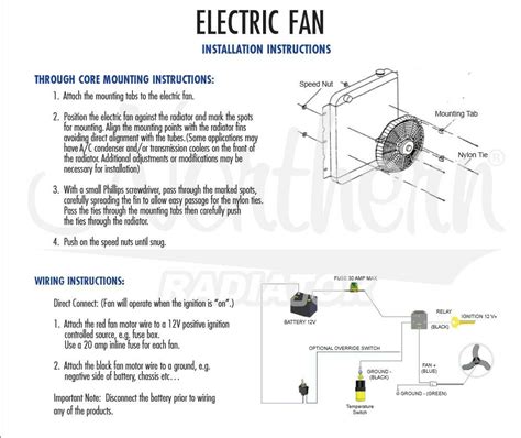 Electric Fan Wiring Diagram Pdf