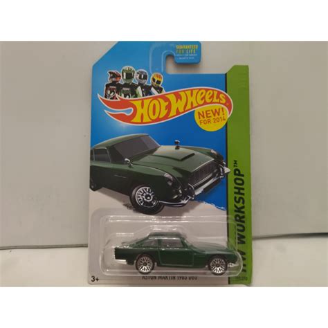 Aston Martin Db Green Hw Workshop Hot Wheels Vintage Bcn Stock Cars