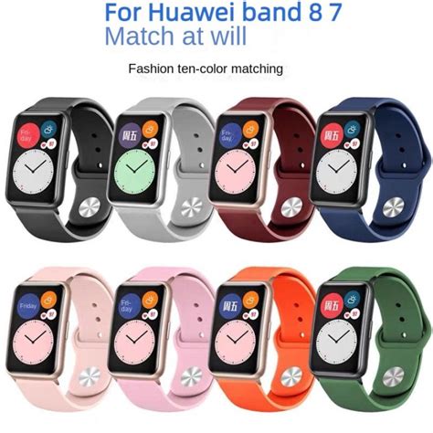 Suitable For Huawei Band Watch Band Reverse Buckle Silicone Strap