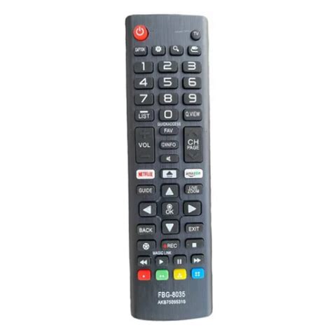 Controle Remoto Compatível TV LG Smart Netflix Amazon