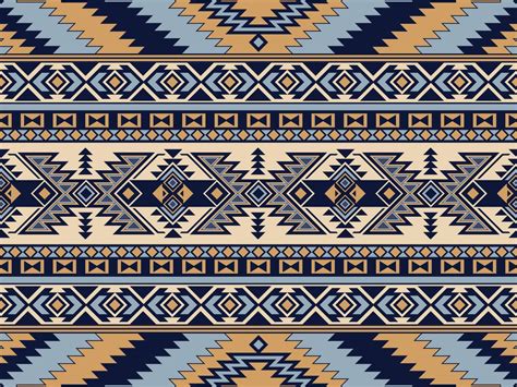 Native American Indian Ornament Pattern Geometric Ethnic Textile