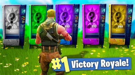 Hardcore Vending Machine Only Challenge In Fortnite Youtube