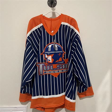 Vintage Tulsa oilers hockey jersey - Depop