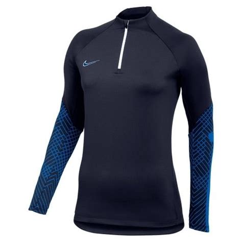 Nike Trainingsshirt Dri Fit Strike Drill Navy Blau Weiß Damen Unisportstore De