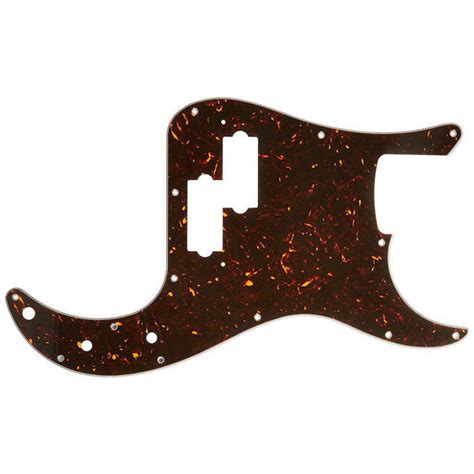 Hosco P Bass 4 Ply Tortoise Pickguard