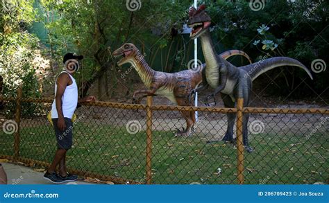 Dinosaur Pond In Salvador Editorial Stock Photo Image Of Fossil