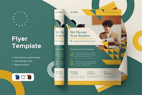 Business Flyer Templates Word Psd Web Design Hawks