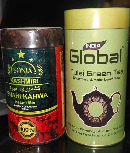 Green Tea Kashmiri Kahwa Tin Box Packaging Type Can Tinned Packaging Size 100 G At Best