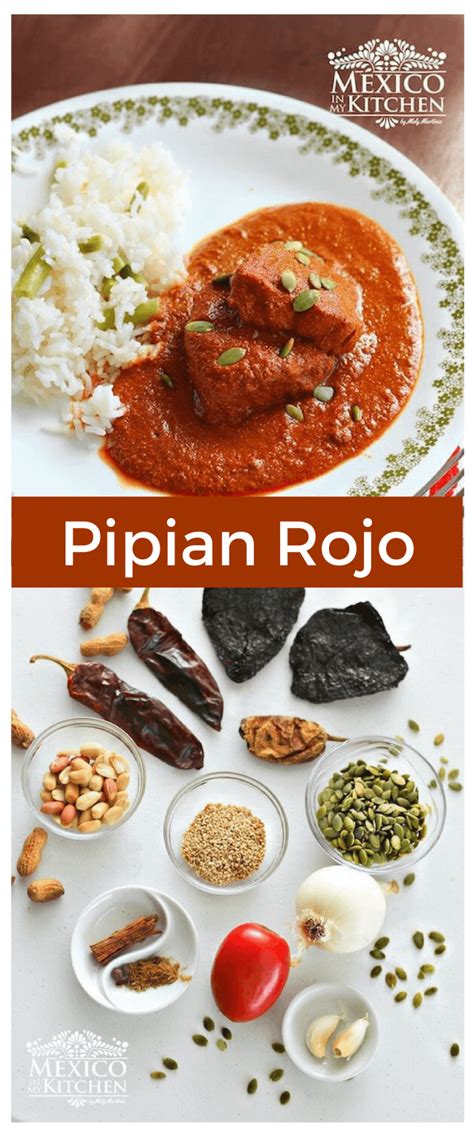 Pipián Rojo Recipe a creamy red sauce Mexican Food Recipes