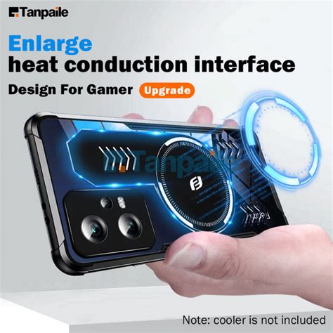 Tanpaile Cooling Case For Xiaomi Redmi Note Pro Speed T Poco M