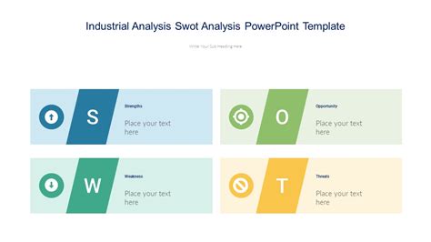 Industrial Analysis Swot Analysis Powerpoint Template Pptuniverse