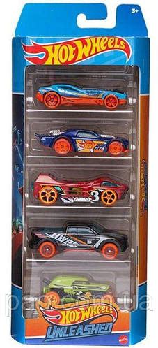 Купити Хот Вілс набор машин Hot Wheels Unleashed 5 машинок подарунковий набір ціна 550