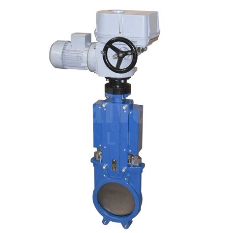 Electric Actuated Knife Gate Valve Cast Iron Valves Online