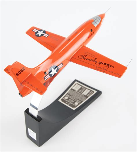 Chuck Yeager Signed Bell X 1 Model RR Auction