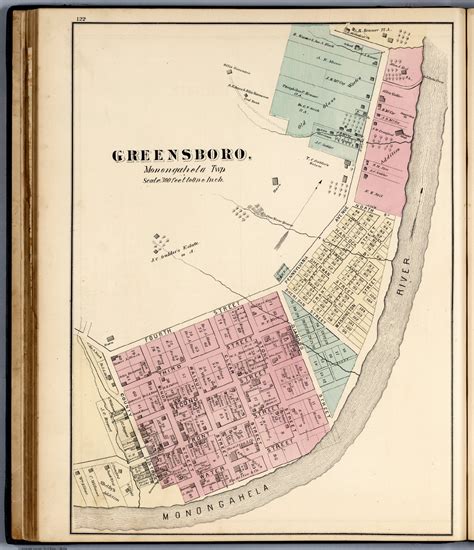 Greensboro, Pennsylvania. - David Rumsey Historical Map Collection