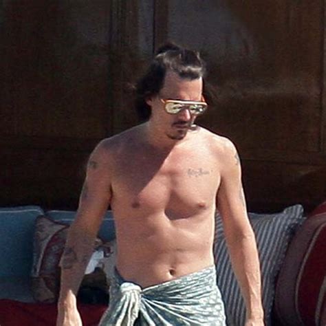 Johnny Depp Finally Shirtless Naked Male Celebrities