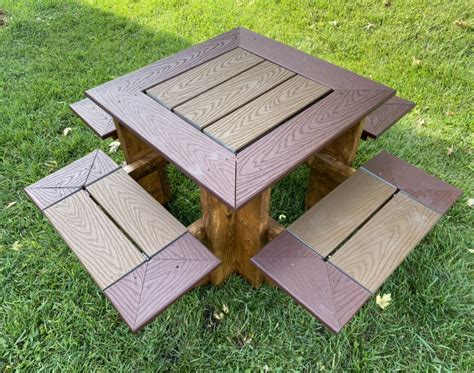 DIY Square Kids Picnic Table Project Plan - Brian Prom Blog