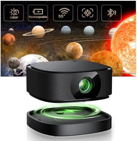 [Electric-Focus]Portable Projector with WiFi and Bluetooth:1080P 650 ...