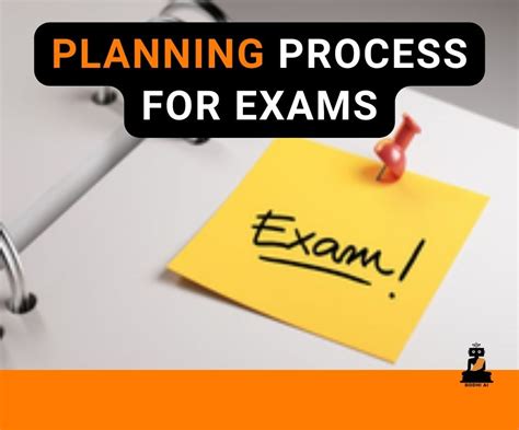 Planning Process For Exams