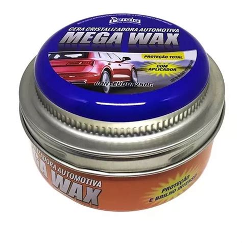 Cera Automotiva Cristalizadora Mega Wax 250 Pérola