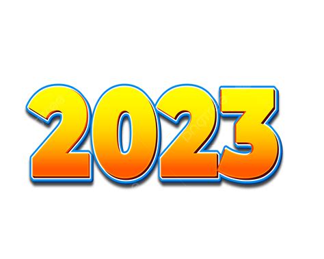 2023 Efecto De Texto 3d PNG Efecto De Texto 2023 3d 3d PNG Y Vector