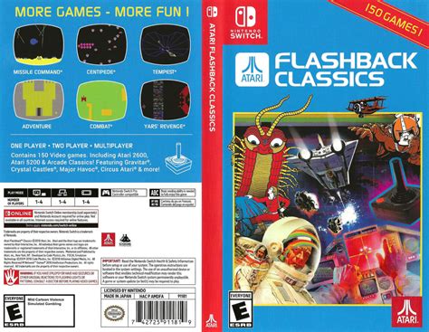 Atari Flashback Classics - Switch | VideoGameX