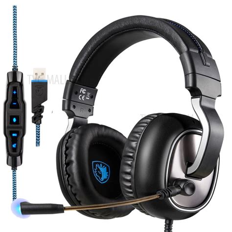 Sades R Over Ear Gaming Headset With Noise Cancelling Mic