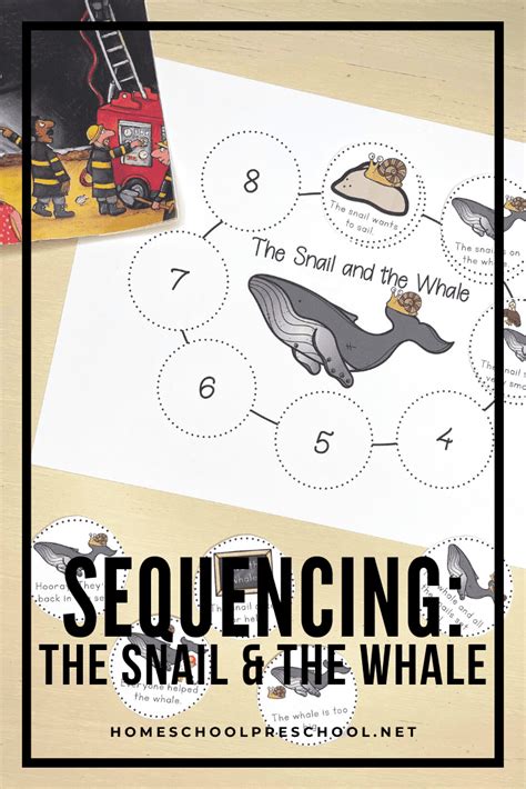 Printable The Snail And The Whale Sequencing Activity