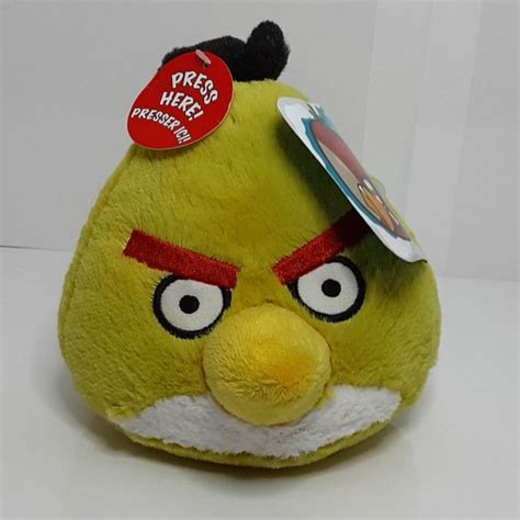 Angry Birds Toys Angry Birds Chuck Charles Yellow Bird Plush Sound