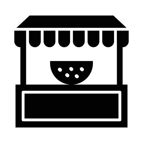 Fruit Stand Vector Glyph Icon For Personal And Commercial Use 33854150