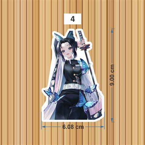 Jual Sticker Anime Kimetsu Charater Shinobu Anime Fanart Kimetsu No