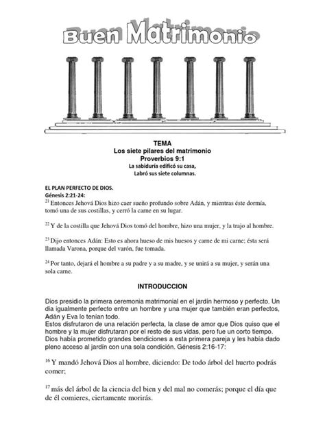 Matrimonio B Blico Pilares Para Una Relaci N Duradera Iglesia Del Pilar