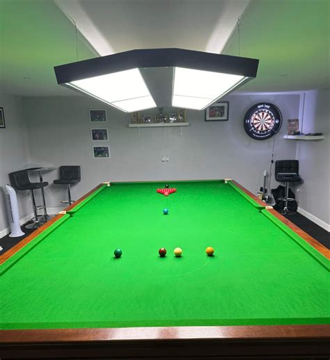 Professional table lighting for Snooker table or 9 ball American pool table – Bulldog Billiards UK