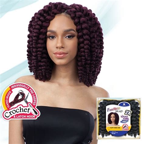 FREETRESS Braid FLUFFY WAND CURL 2X SUPERBEAUTE Fr