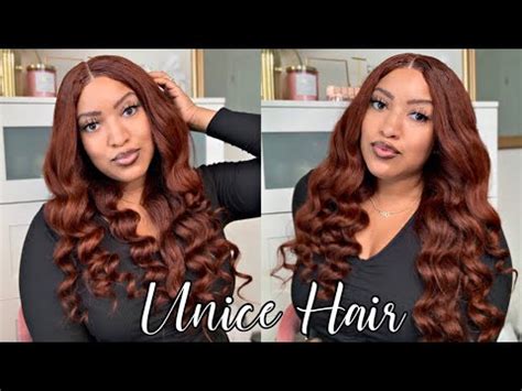 THE PERFECT FALL WIG GINGER KINKY STRAIGHT PERFECTION Ft UNICE HAIR