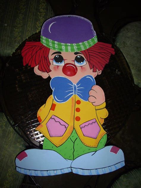 Payaso En Fomi Manualidades