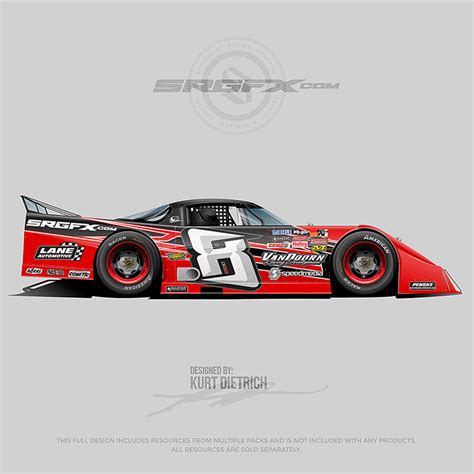 SRGFX.com 2020 Asphalt Outlaw Late Model | School of Racing Graphics