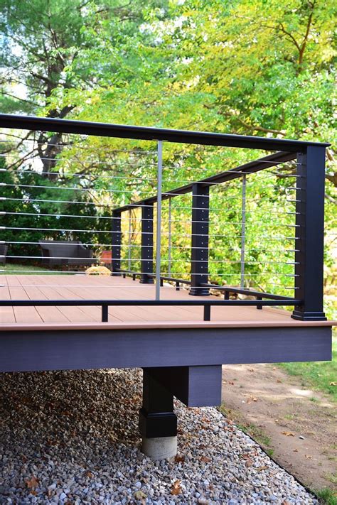 modern deck railing systems
